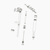 Sram Spare Seatpost Spare Parts Reverb Main Piston/Shaft 420X125Mm Spares & Accessories